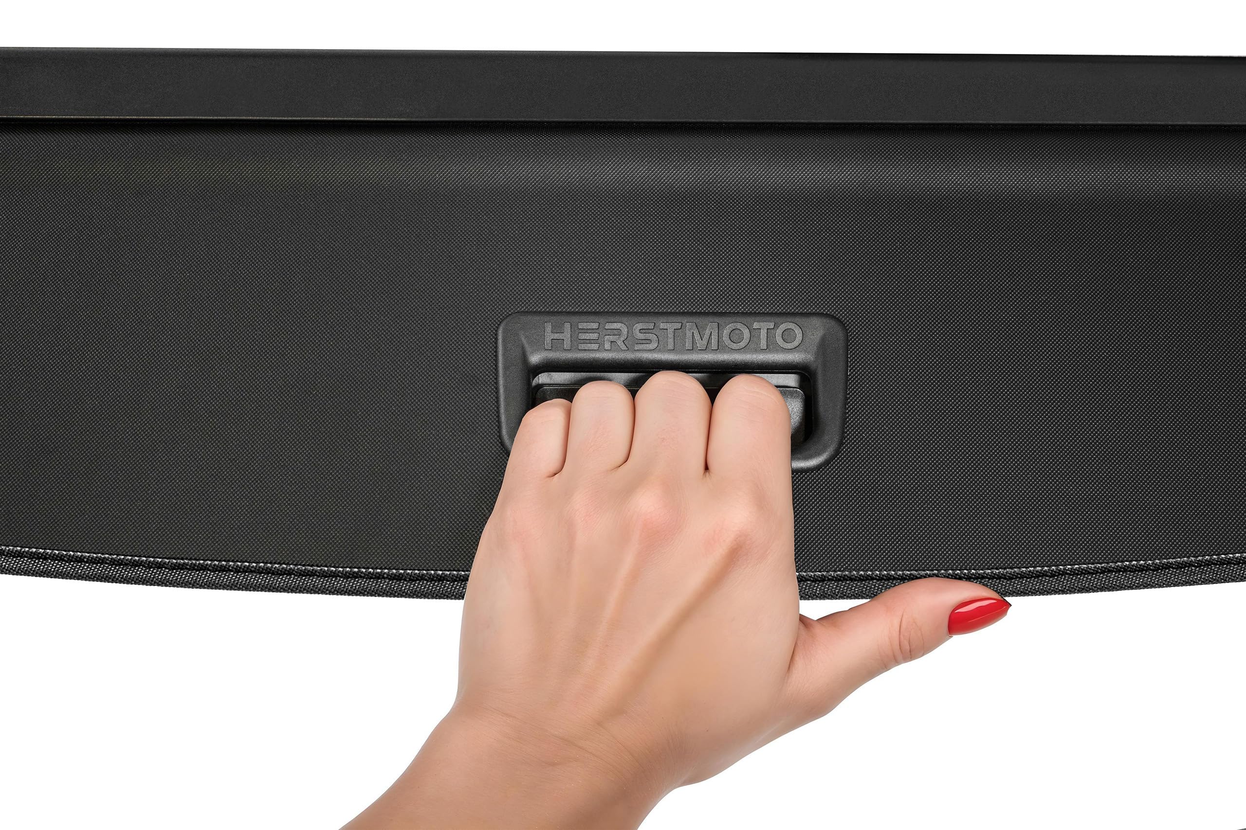 Kofferraumabdeckung Laderaumabdeckung mit Halterungen – Kofferraum Rollo Gepäckraumabdeckung passend für SEAT Leon MK3 III ST 2012-2020 Kombi 5F9867811B