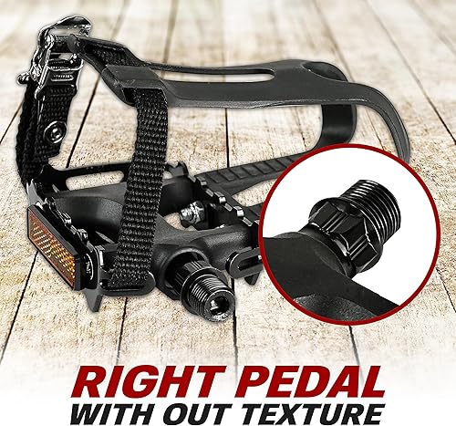 Miniatura 2 de BV Bike Pedal - Universal Fit Bicycle Pedals 916" Compatible, Non-Slip & Durable Lightweight, Fits Most Adult Bikes & MTB Bicycles