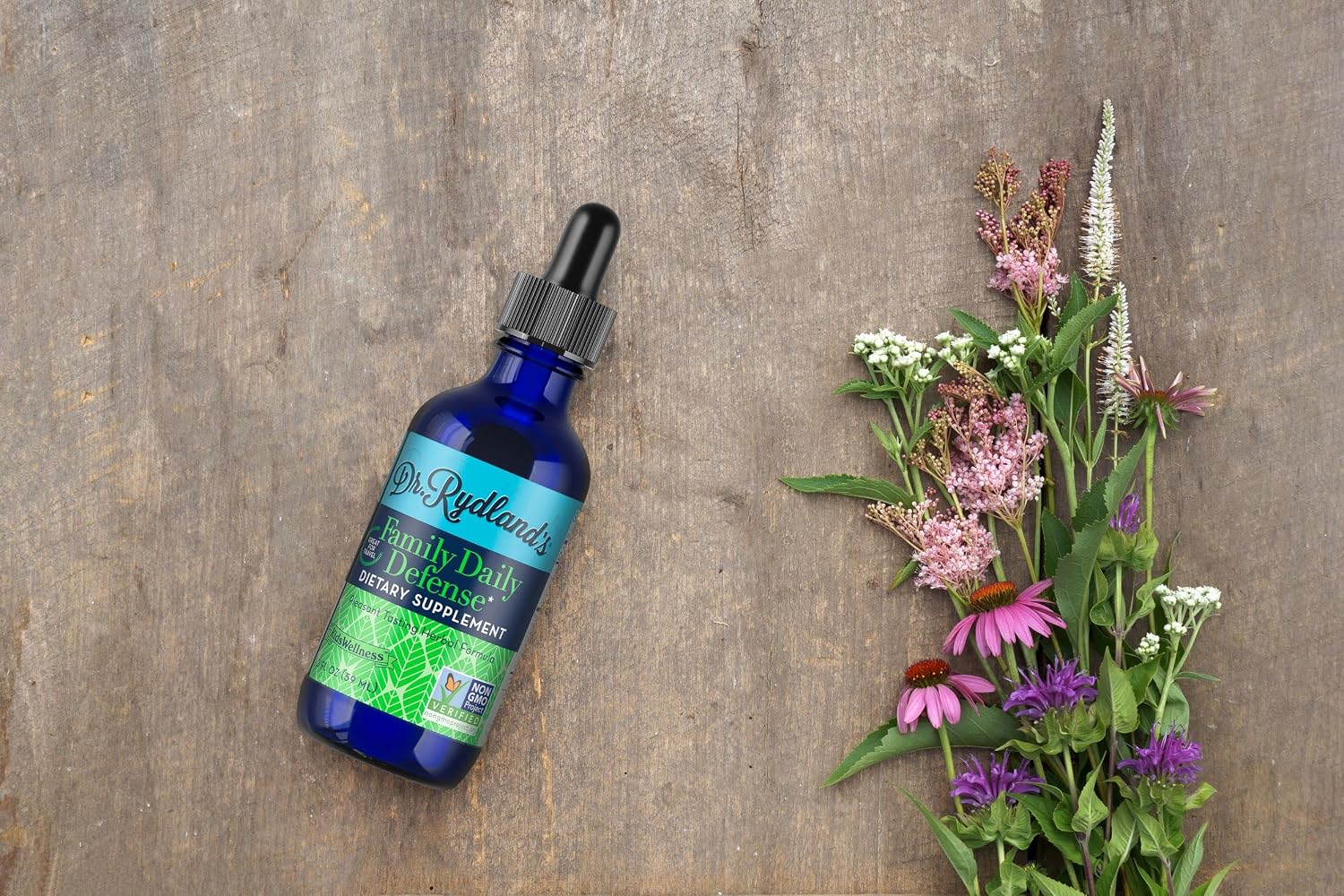 Dr. Rydland's Herbal Supplement | Created by KidsWellness | Safe and Effective for Infants to Adults| Family Daily Defense | for Daily Use and Travel | 2 Ounce Bottle