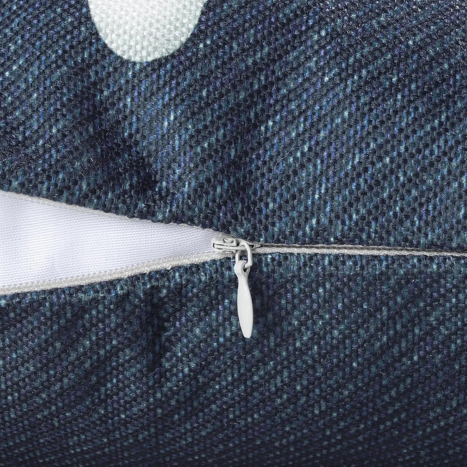 Bonhause Nautical Pillow Covers 18 x 18 Inch Set of 4 Anchor Marine Denim Navy Blue Decorative Pillows Case Polyester Linen Outdoor Cushion Covers for Couch Sofa Bed Home Decor - Image 6