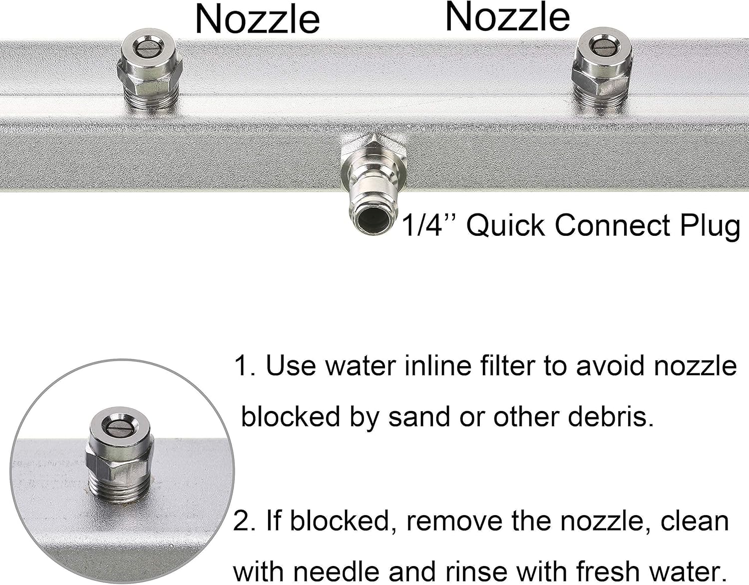 M MINGLE Pressure Washer Undercarriage Cleaner, with 2 Pressure Washer Extension Wand, 1/4 inch Quick Connect