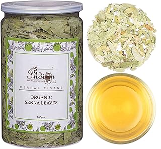 Organic Senna Leaves 100g | Natural Herbal Tea Infusion for Constipation Relief, Digestion & Skin Health | Caffeine-Free Loose Leaves