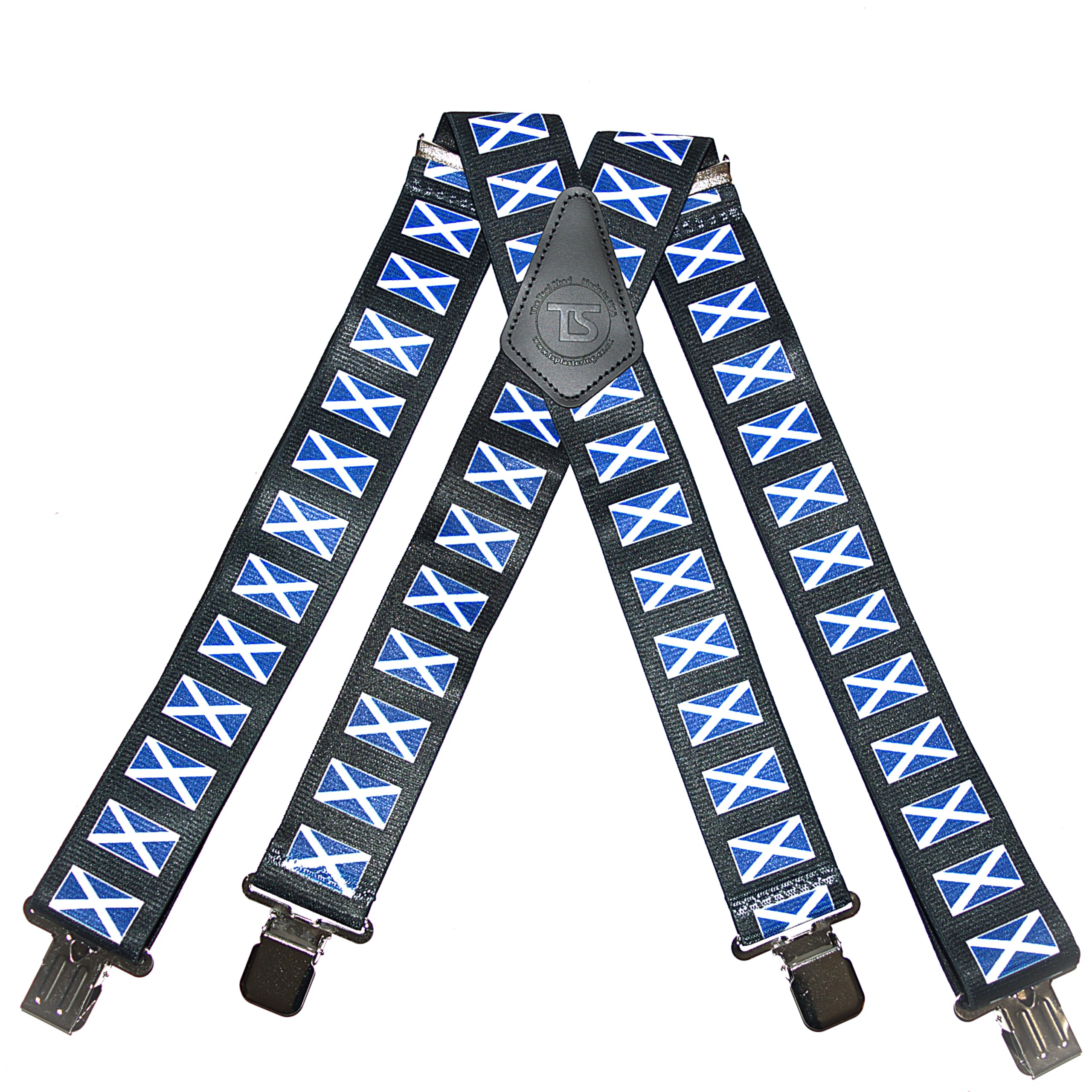 Flag Design Braces Brimarc Blue Brimarc Onesize Scottish Flag Work Braces 2"/50Mm