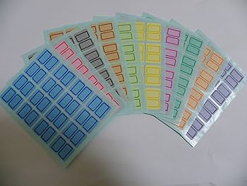 Amazon | 【ラベルシール】 (カラーインデックス 小) AW－032 10シート