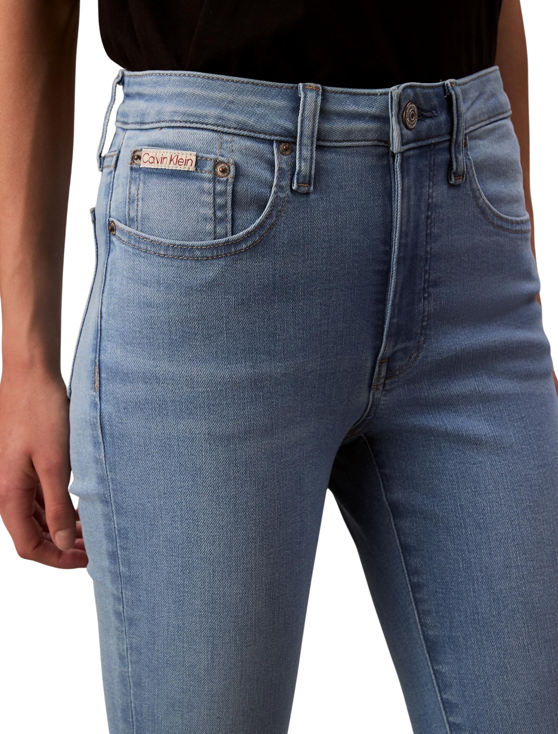 Calvin Klein Jeans Dżinsy damskie, Niebieski (jasnozielona), 30W / 32L