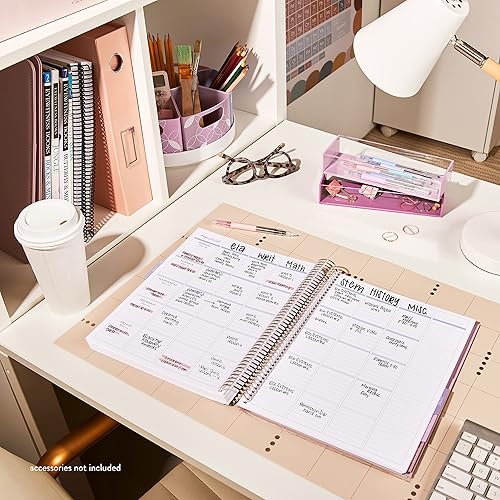 Miniatura 8 de Planificador de lecciones para profesores en espiral de platino de 8.5 x 11 pulgadas (julio de 2023 a junio de 2024)  Cubierta clásica de