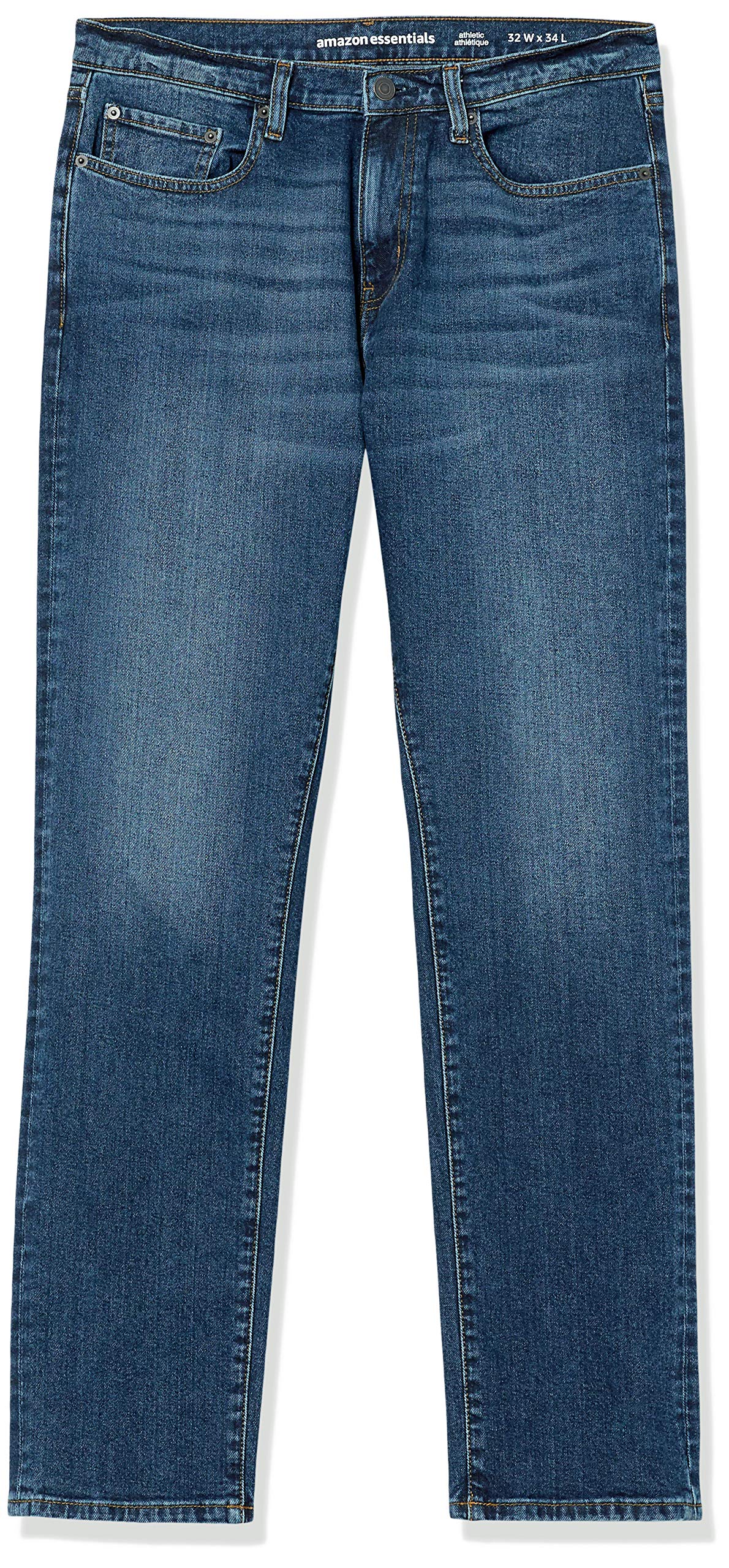 Amazon Essentials Jeans Elasticizzati con vestibilità Sportiva Uomo
