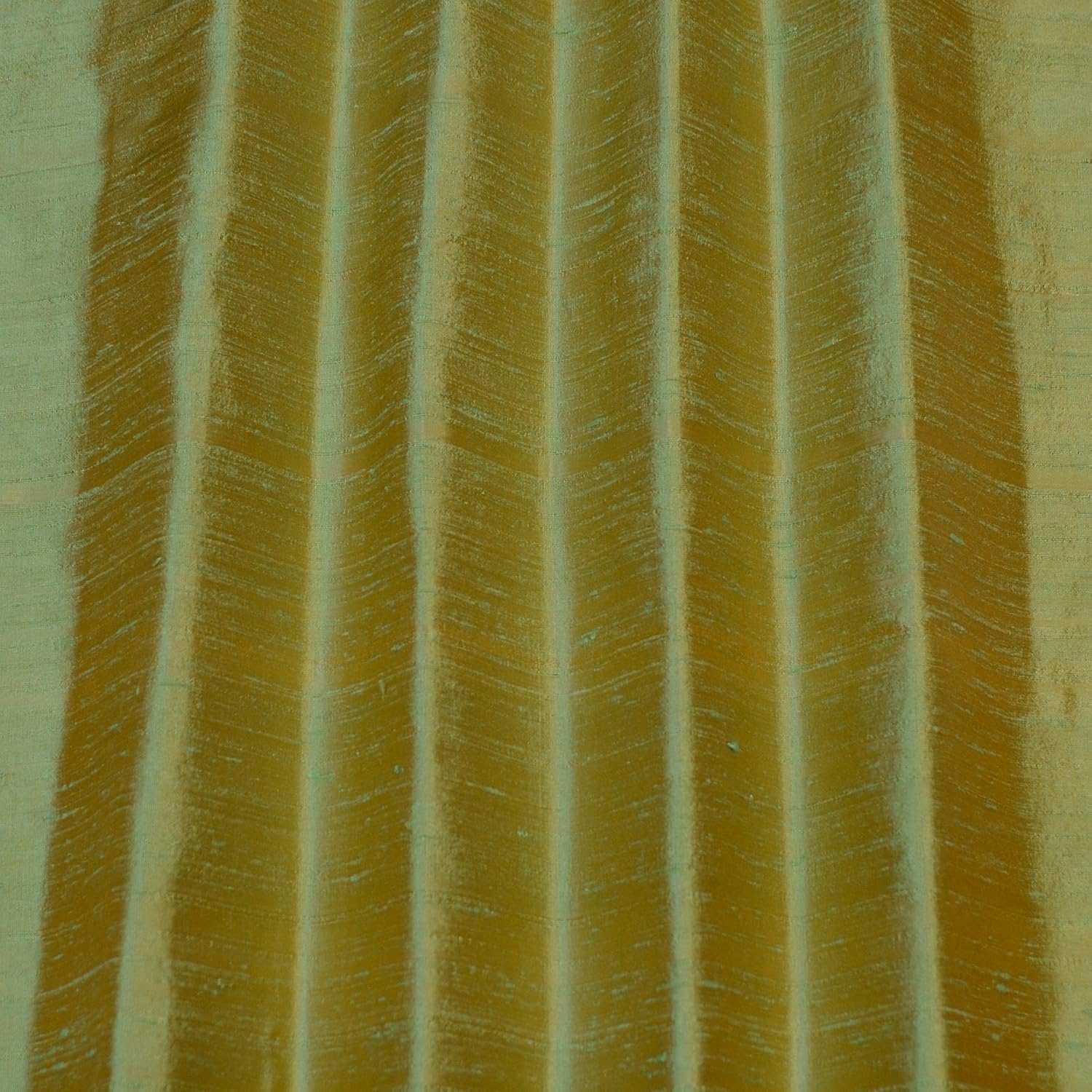 Iridescent Smoke Green Dupioni Silk, 100% Silk Fabric, by The Yard, 54" Wide