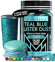 Vista 38 de MONÉGASQUE Purpurina comestible plateada para bebidas, 0.51 onzas, purpurina comestible para pasteles y cócteles, polvo plateado brillante