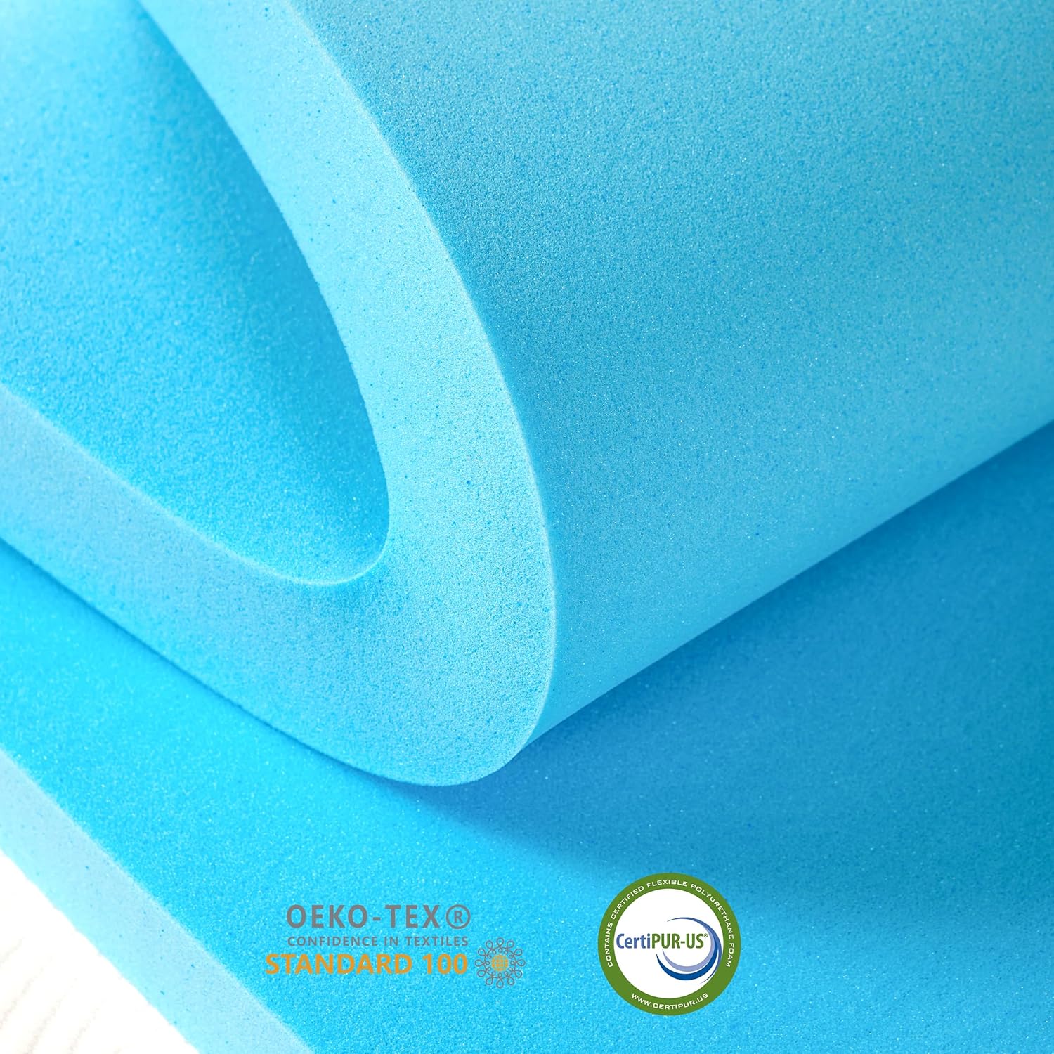 Hokway 3 Inch Queen Memory Foam Mattress Topper Gel Mattress Topper Breathable Bed Topper CertiPUR-US Certified