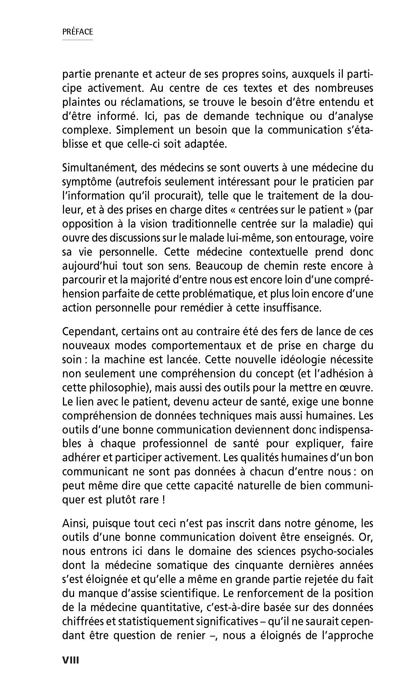 La communication dans le soin: Hypnose médicale et techniques relationnelles