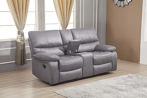 Miniatura 7 de Betsy Furniture 8007 - Juego de sofá reclinable de microfibra