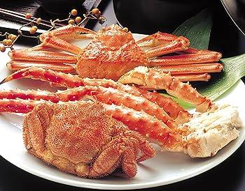 新物　毛蟹　ボイル冷凍　450g 3尾セット Amazon | 北海道 特大 三大蟹セットB (毛ガニ姿/タラバガニ脚