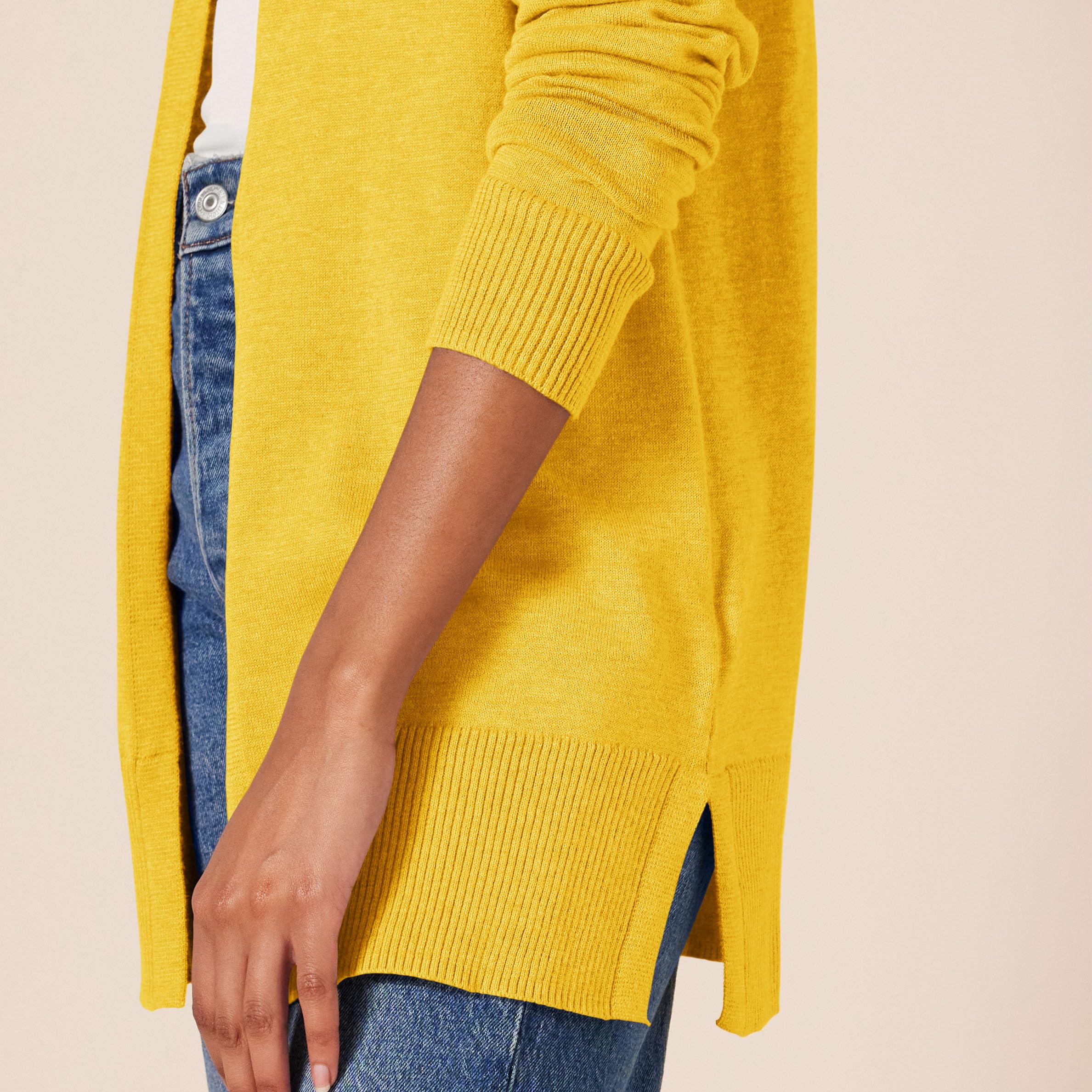 Amazon Essentials Cardigan Leggero Aperto sul Davanti (Disponibile in Taglie Forti) Donna