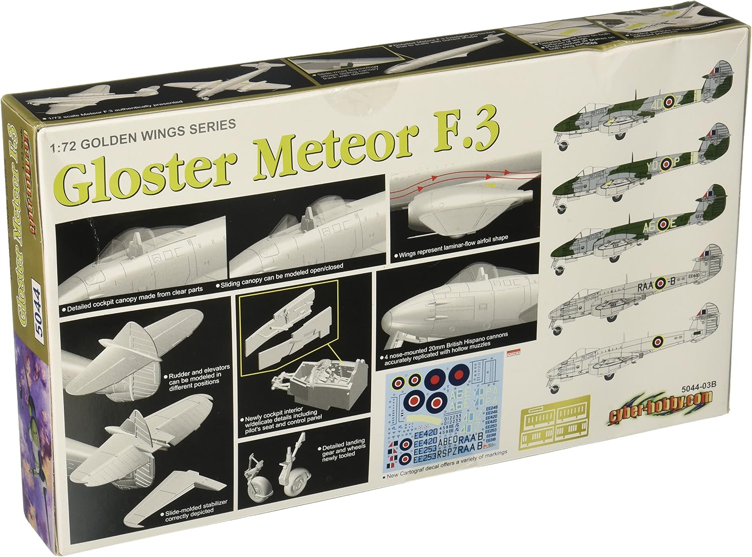 Cyber Hobby 1/72 Gloster Meteor F.III