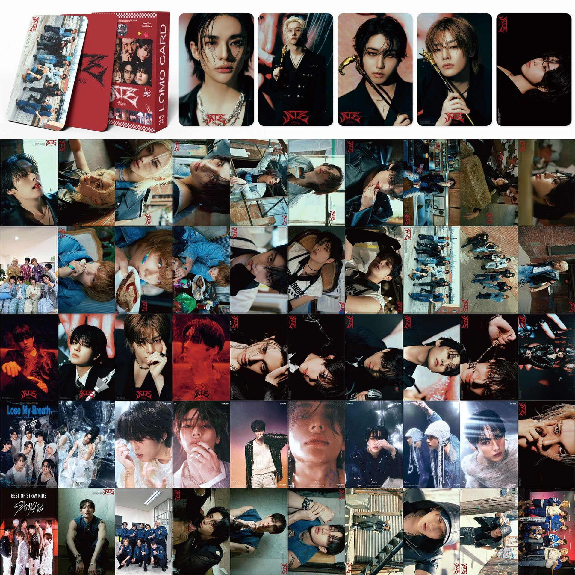 Coffret Fan Stray Kids - Merch Officielle Avec Cartes, Autocollants Et Accessoires