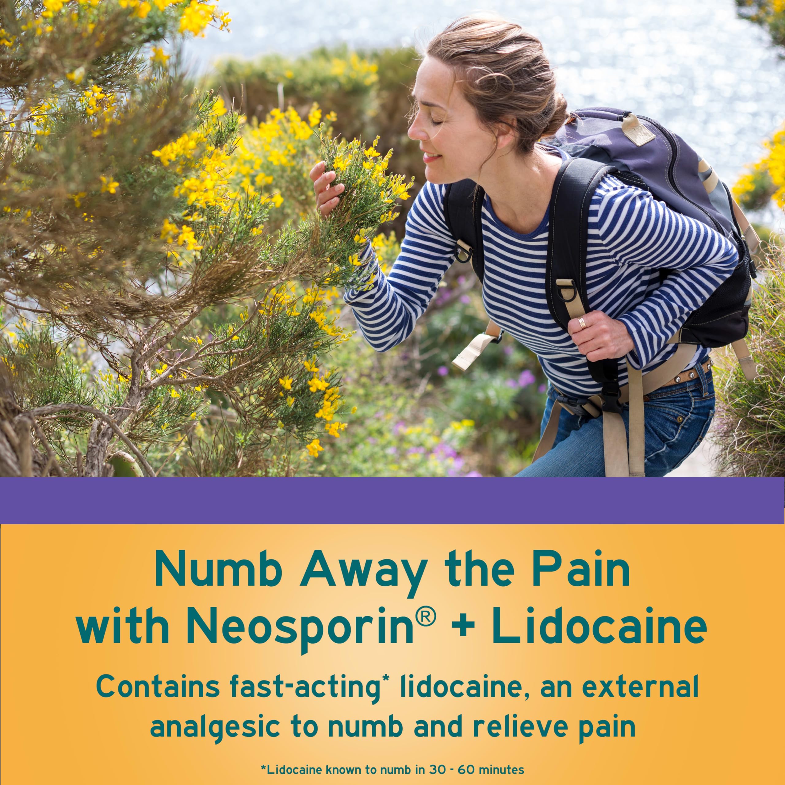 Neosporin Lidocaine Ointment - Pain Relief & Antibiotic -2