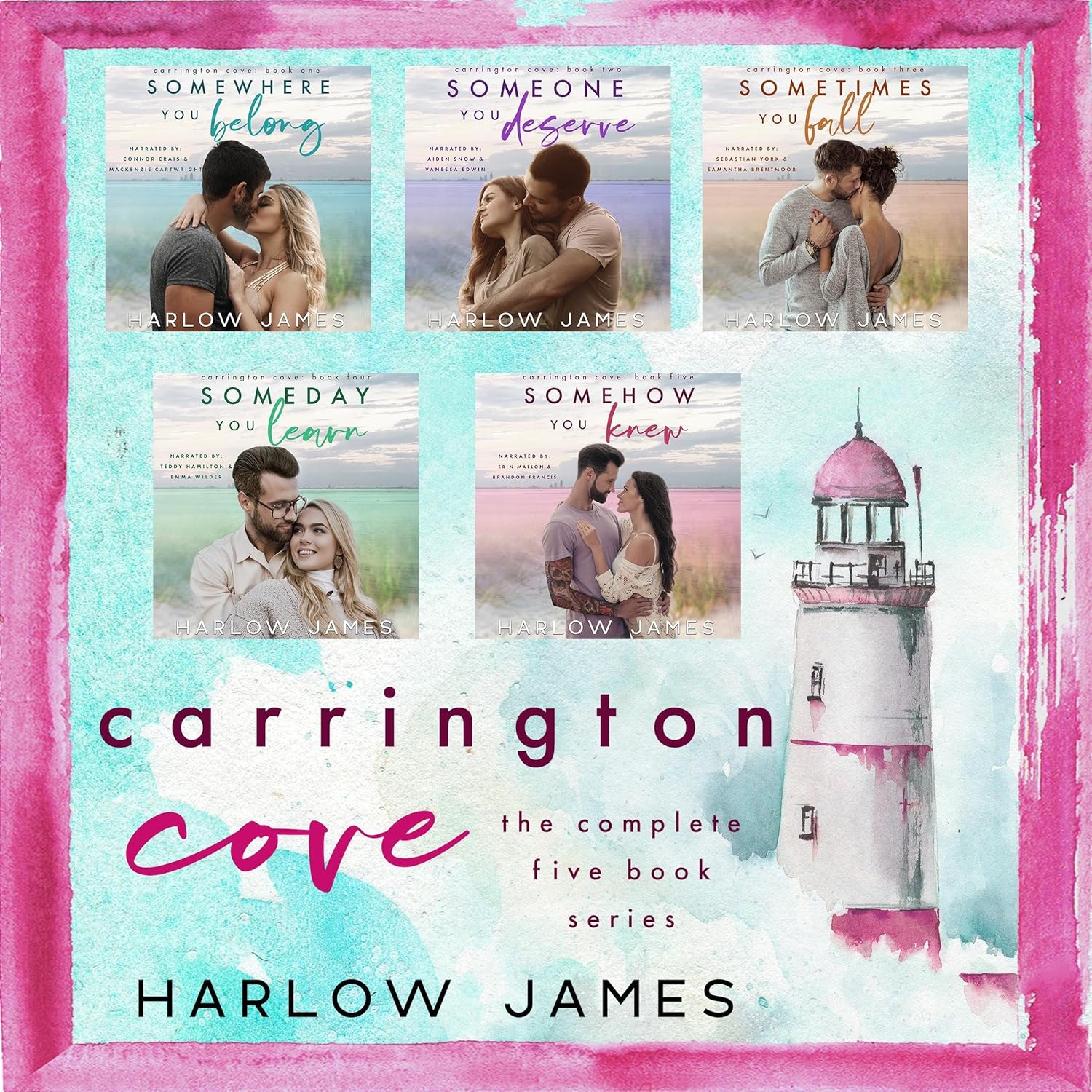 The Carrington Cove Complete Series: Boxset, Books 1-5: Harlow James Romance Boxsets    
	                
	            

                 
                        Audible Audiobook 
                  
                        – Unabridged