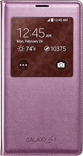 Miniatura 4 de Samsung Galaxy S5S-View Flip Cover Folio CaseNegro Metálico