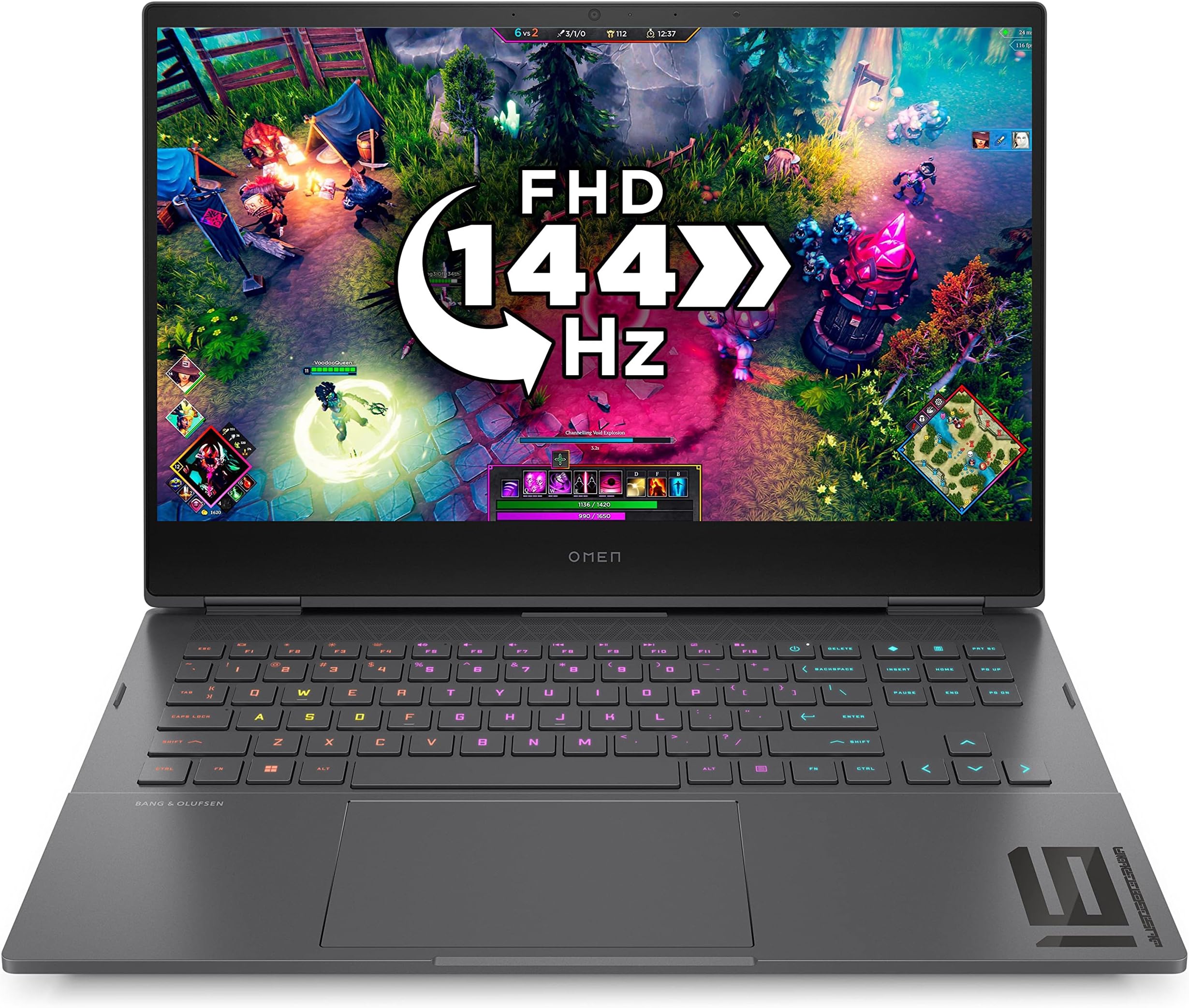 OMEN Gaming Laptop 16-n0001sa | AMD Ryzen 7-6800H Processor | 16GB RAM | 1TB SSD | NVIDIA GeForce RTX 3060 Laptop GPU | 16.1” FHD 16:9 display | 144Hz | Microsoft Windows 11 Home | Mica Silver