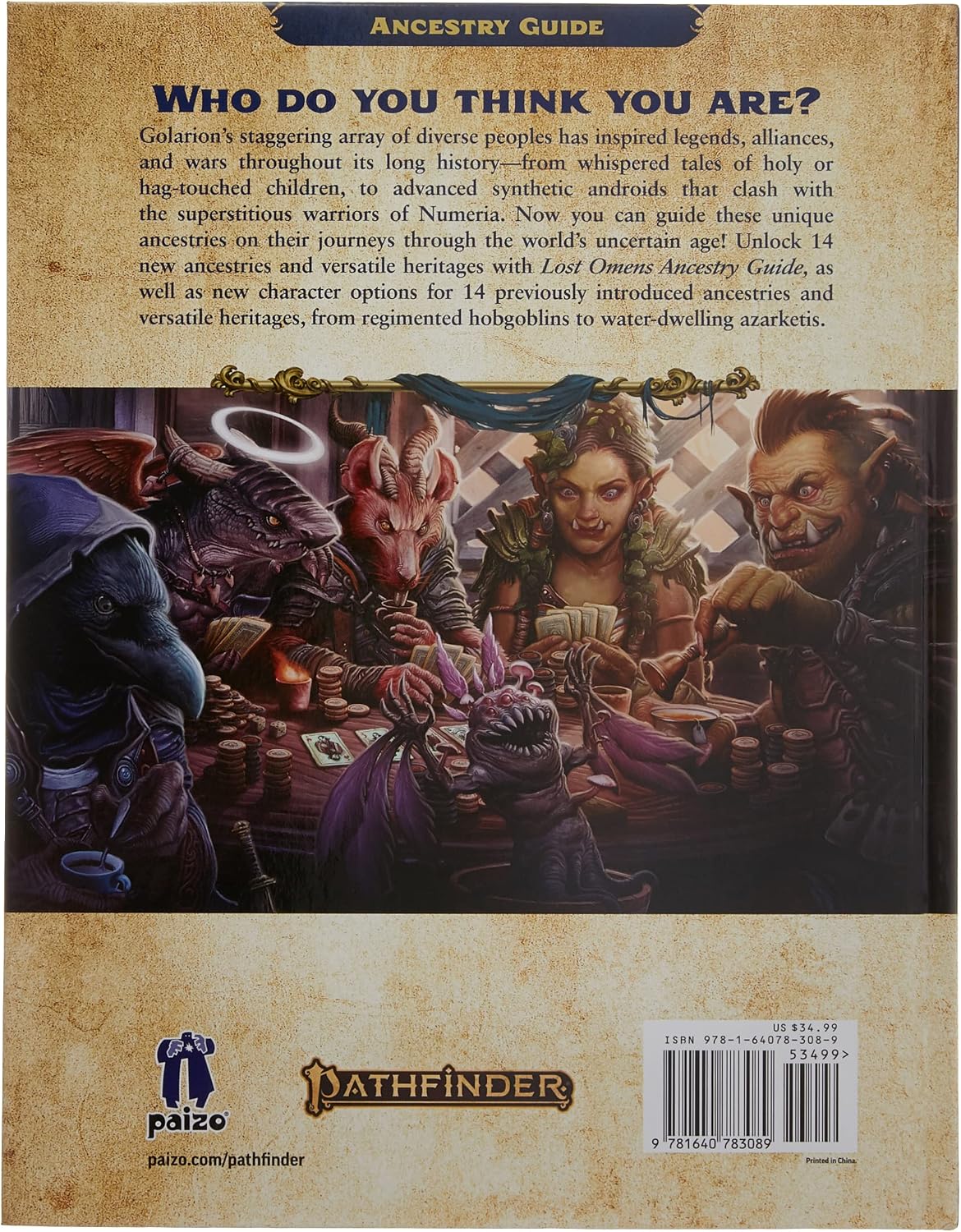 Paizo Pathfinder Lost Omens: Ancestry Guide