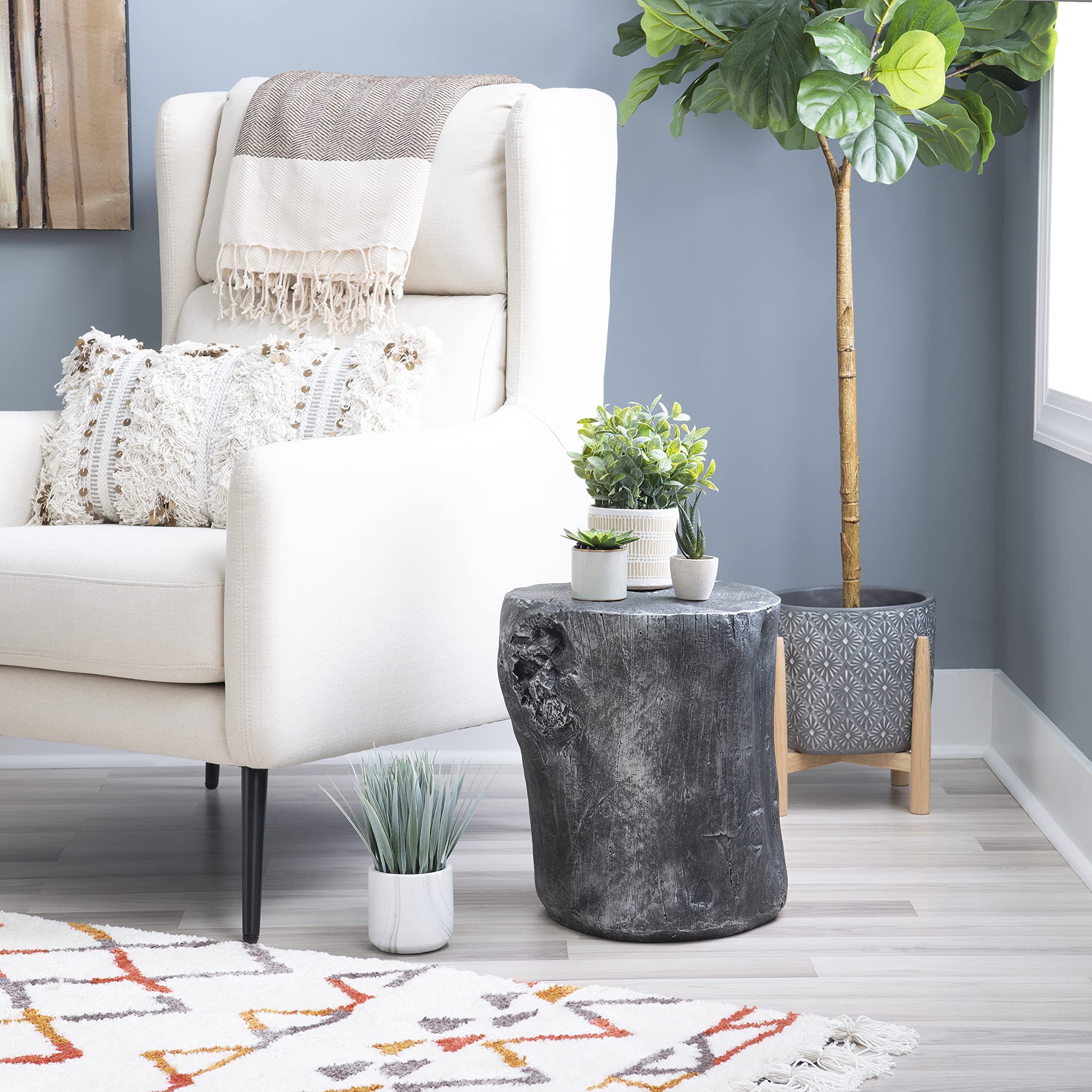 Powell Silver End Stool Hunter Table