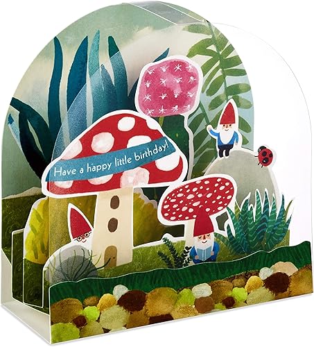 Miniatura 2 de Hallmark Paper Wonder - Tarjeta de cumpleaños desplegable (gnomos), número de modelo 599RZW1020