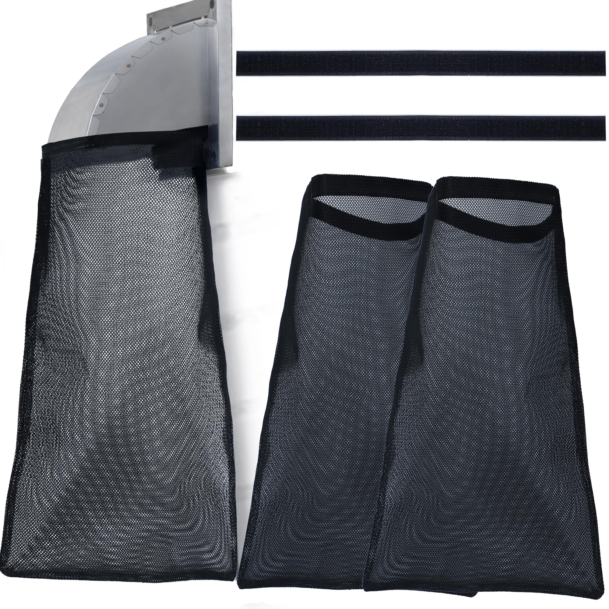 3 Pack Dryer Vent Lint Bags Lint Traps Lint Dust Bag for Outdoor Dryer Vents Capturing Lint and Dust