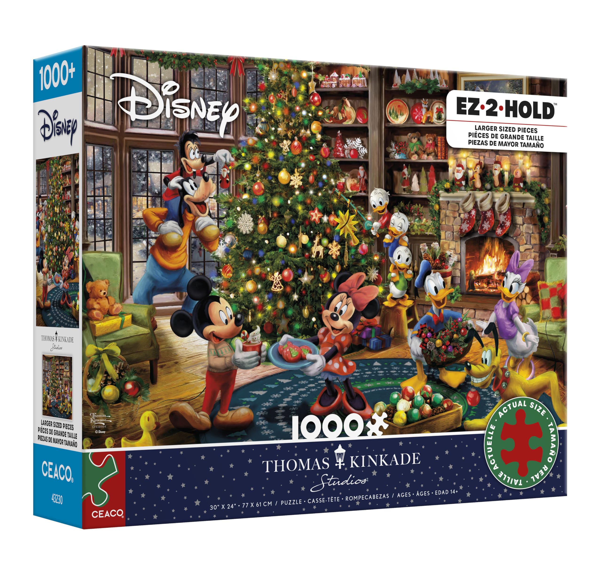 Thomas Kinkade Disney - Mickey & Minnie - 1000 Large Piece Puzzle