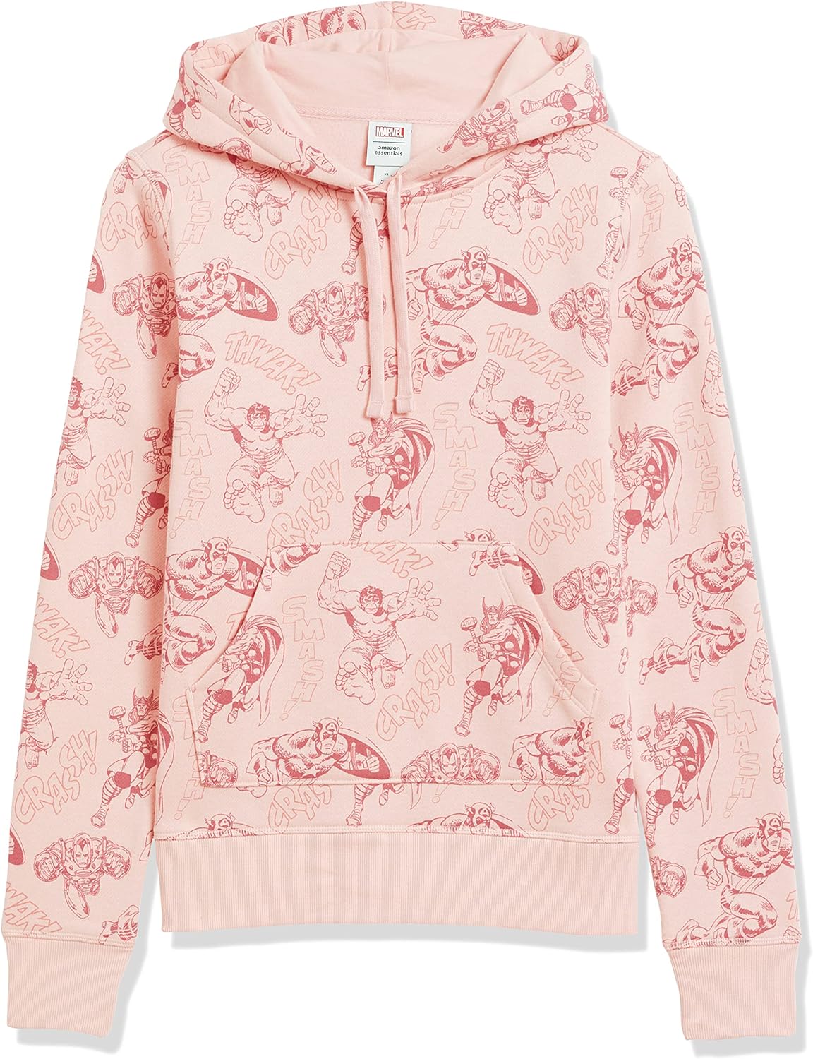 Amazon Essentials Disney | Marvel | Star Wars | Princess Women's Fleece Pullover Hoodie Sweatshirts (Available in Plus Size) - Image 8