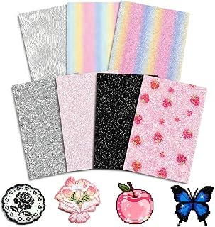 アイロンビーズ キラピカシート アイロンシート パーラービーズ用 キラキラ 虹色 ベーキングシート 16枚入り 20*15cm 耐熱工芸紙 DIYアクセサリー制作 教室 家庭用 DIYクラフトビーズ (いちござらざら+ピンクホワイトざらざら+シルバーざらざら+レインボーざらざら+レインボーざらざら+シルバーウェーブざらざら+ブラックざらざら)