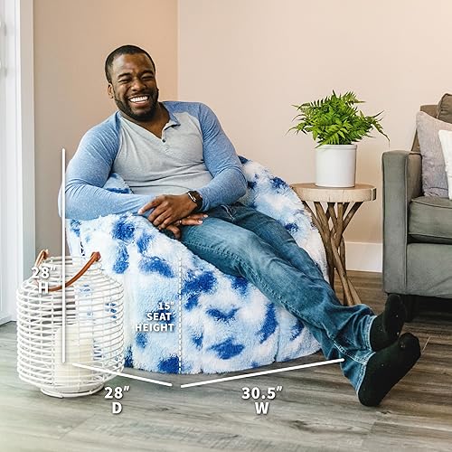 Miniatura 80 de Big Joe Milano Outdoor - Puf para exteriores, color blanco marino Cuero Montana Negro,Smartmax negro,Caribou,Carmel Montana Cuero,Blazer de