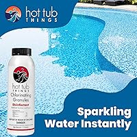 Vista 4 de Gránulos de cloro de 1 libra - Mantiene el agua de tu spa segura y limpia