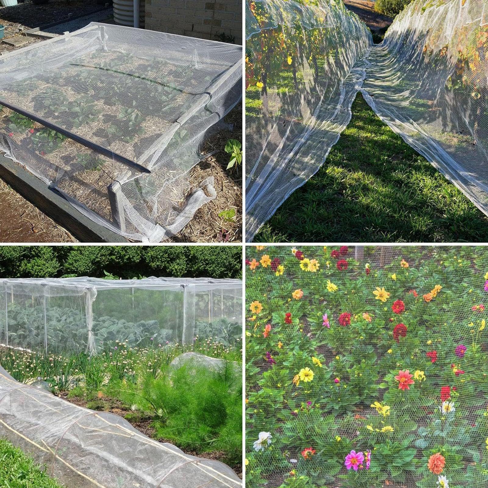 Filet pour Jardin Barrière Respirante Anti-Animaux