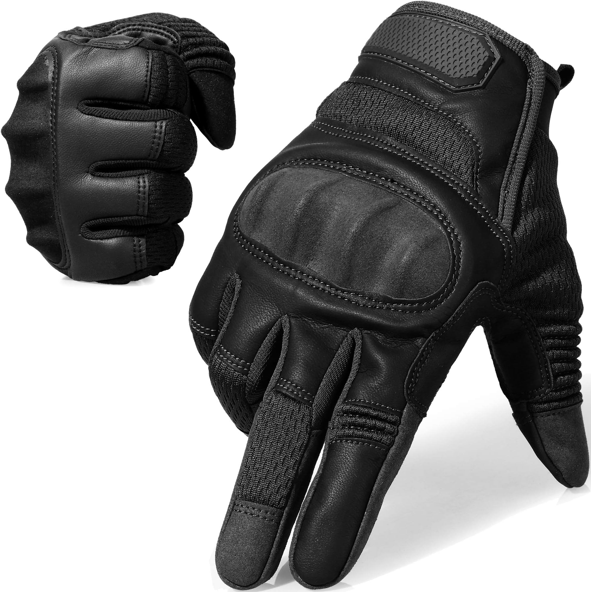 Motorcycle Gloves for Men - Ultimate Protection, Touchscreen Capable, Durable for Outdoor