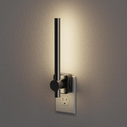 Miniatura 11 de JandCase Luz nocturna, luces nocturnas automáticas que se enchufan a la pared, del atardecer al amanecer, paquete de 2 unidades de luz nocturna
