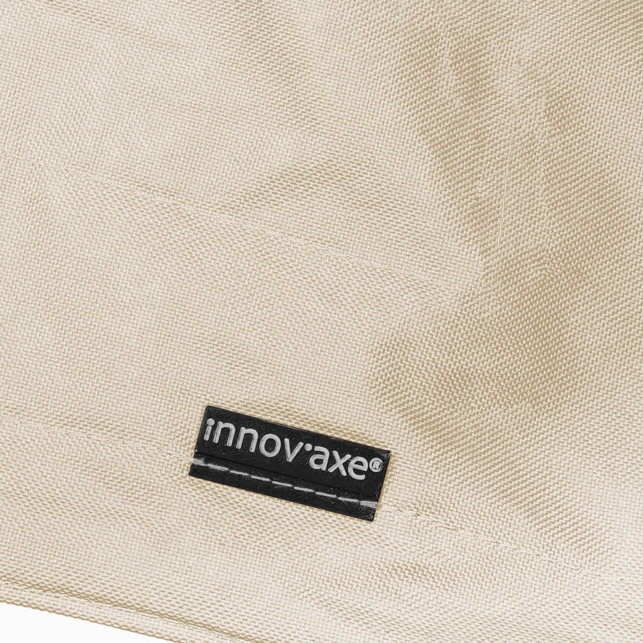 Oviala Housse Vide de Coussin de Sol XXL Ivoire