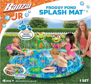 Banzai Froggy Pond Splash Mat