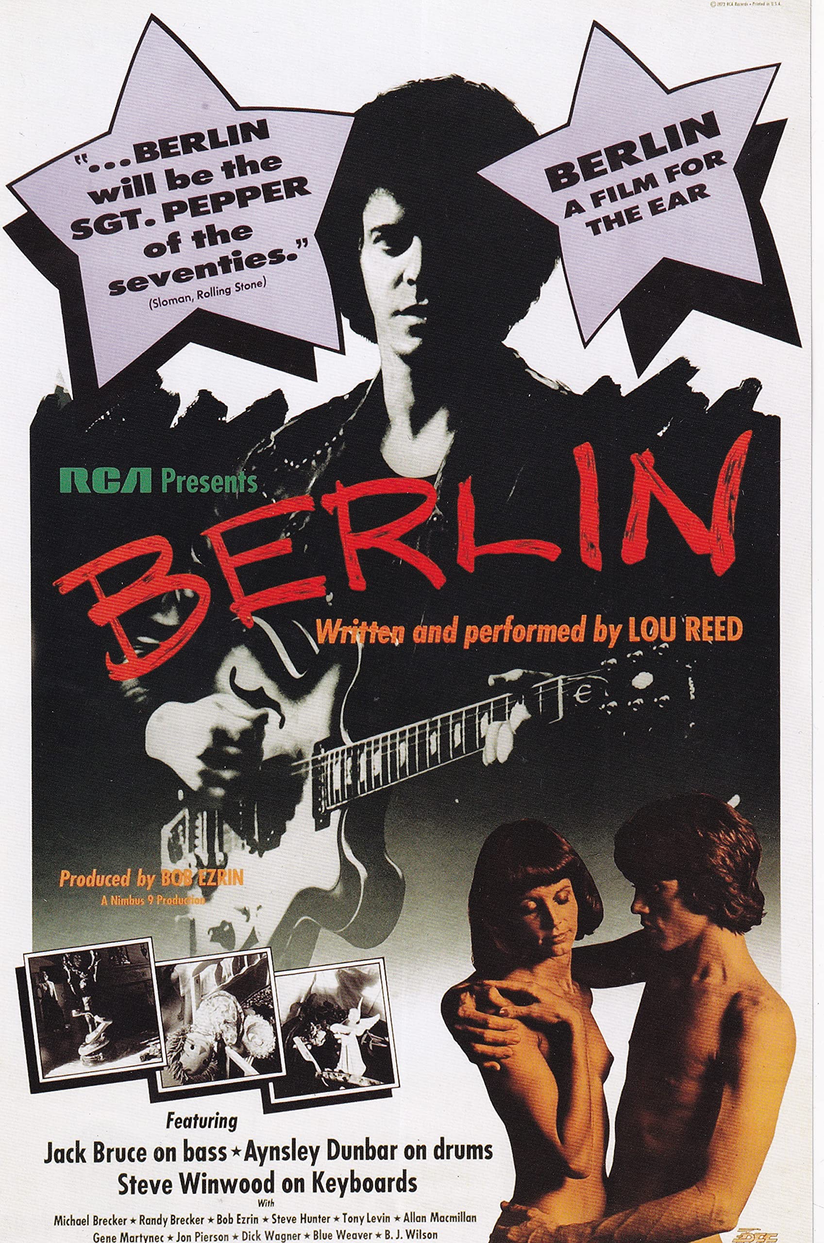 K1 Lou Reed - Berlin - Mini Poster/Book Clipping