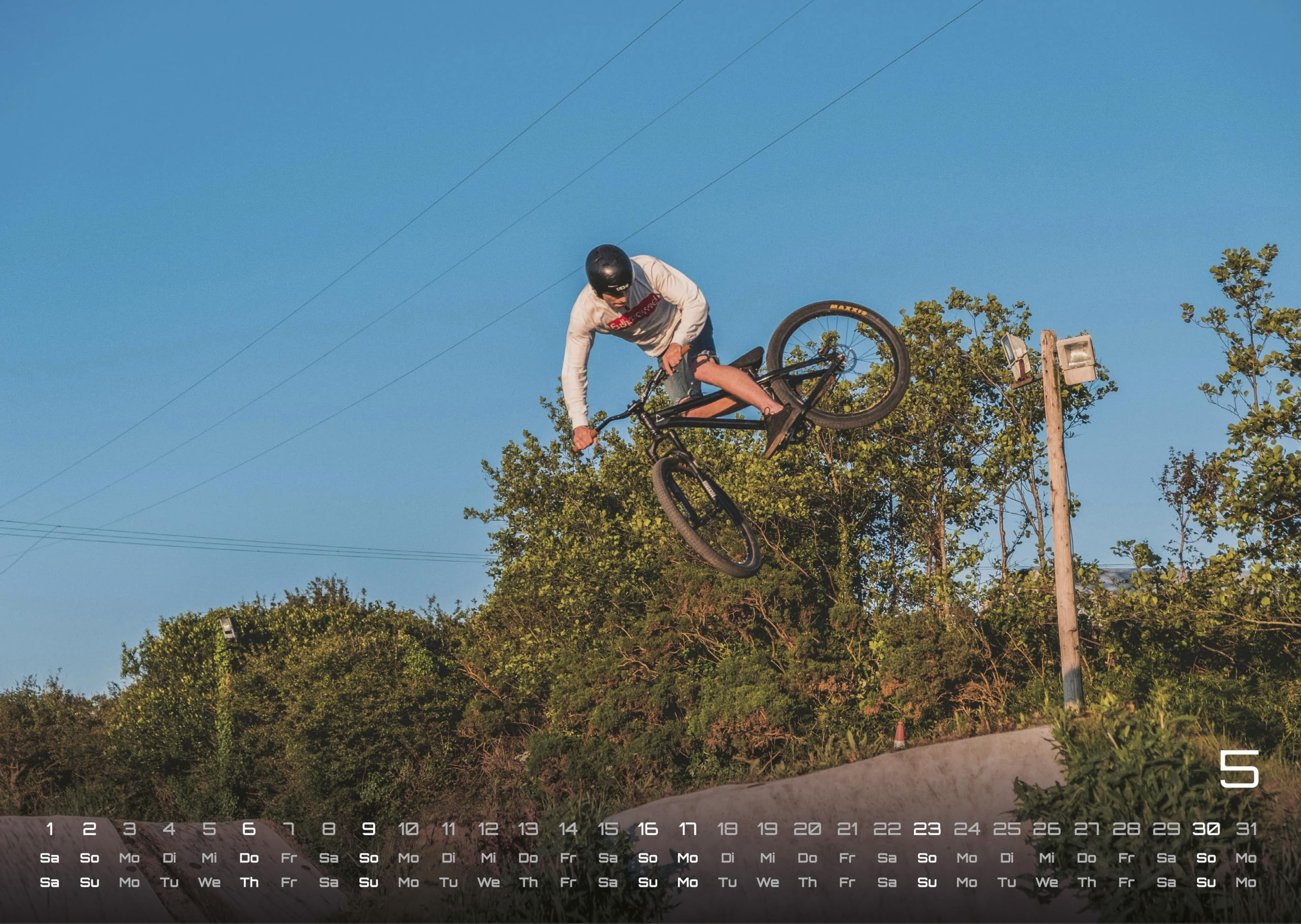 MTB | 2027 Mountainbike-Kalender - Premium Wandkalender DIN A3 (ca. 42cm x 30cm)