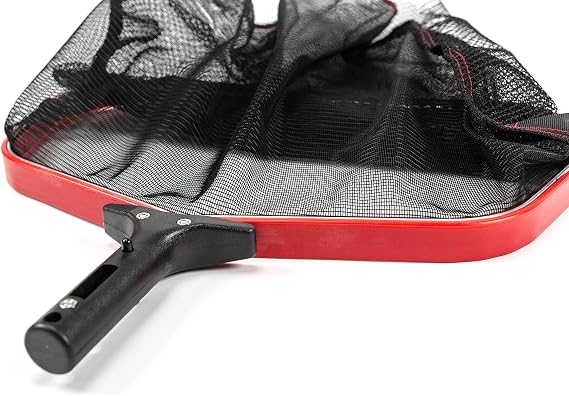 FibroPool 20 Professional Pool Leaf Skimmer Net - Extra Large Dual-Layer Mesh - Heavy Duty Aluminum Frame - Vinyl Safe - Swimming Pool Cleaning Net