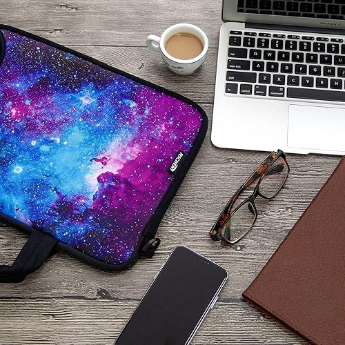 Miniatura 6 de RICHEN Bolsa de hombro para laptop de 17 pulgadas, funda de transporte para computadora portátil con asa para portátil de 15.6161717.317.4 pulgadas