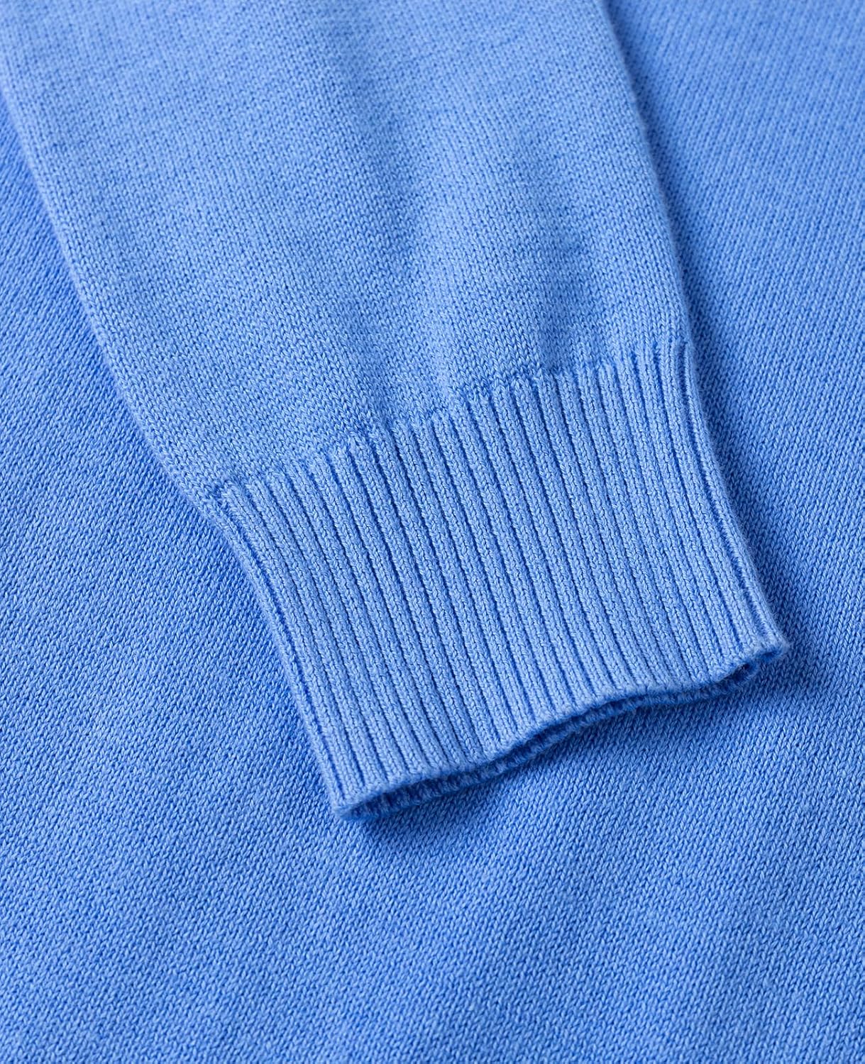 QUALFORT Women's 100% Cotton Sweater Midweight Long Sleeve Soft Knit Pullover Sweater 2026 Fall Winter Tops - Image 7