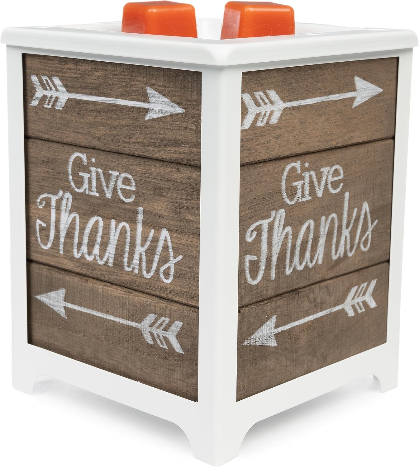 Scentsationals Autumn Collection - Scented Wax Warmer - Thankful Season Wax Cube Melter & Burner - Electric Fall Fragrance Home Air Freshener Thanksgiving Gift Pumpkin Cider