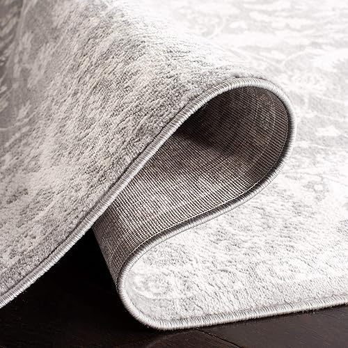 Miniatura 4 de SAFAVIEH Brentwood Collection BNT844B - Alfombra tradicional oriental que no desprende pelusa, para sala de estar o dormitorio, 2 x 4 pies, color