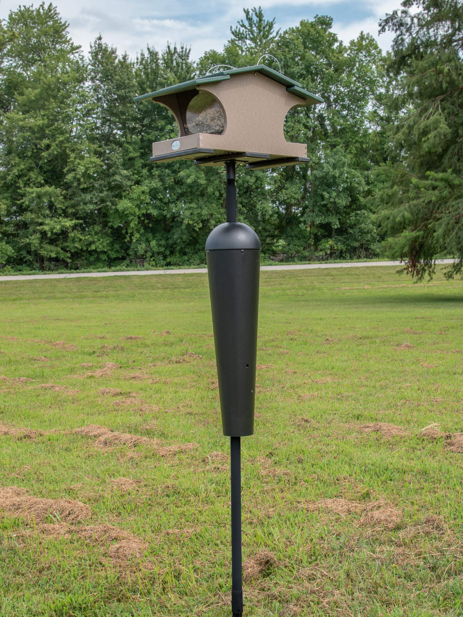 JCS Wildlife Large Poly Hopper Bird Feeder - Mounting Pole Bundles Available! - Picture 44 of 48
