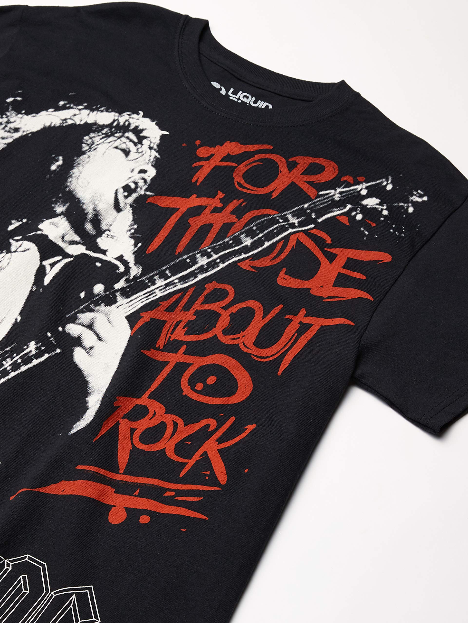 Liquid Blue Those About To Rock T-Shirt T-Shirt Uomo (Pacco da 1)