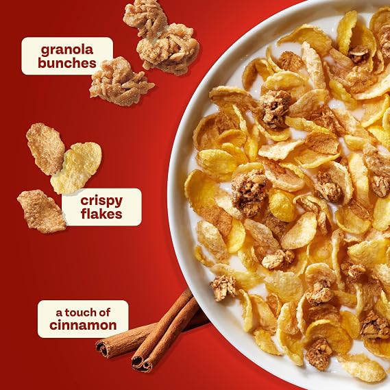 Honey Bunches of Oats Cinnamon Breakfast Cereal, 12 oz Box