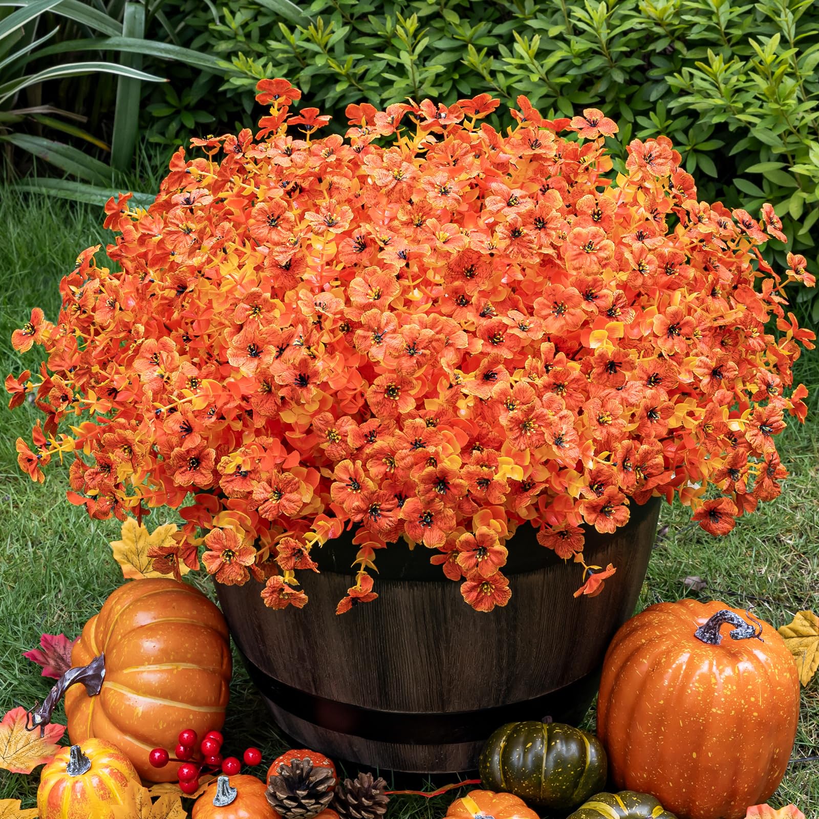 Lnoicy 20 Bundles Artificial Flowers