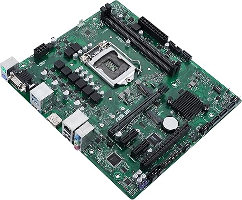 ASUS Pro-H510M-CTCSM LGA1200 (Intel 10 y 11 generación) mATX Placa base comercial (PCIe 4.0, 1 LAN, panel frontal USB 3.2, Intel vPro, DP, TPM IC